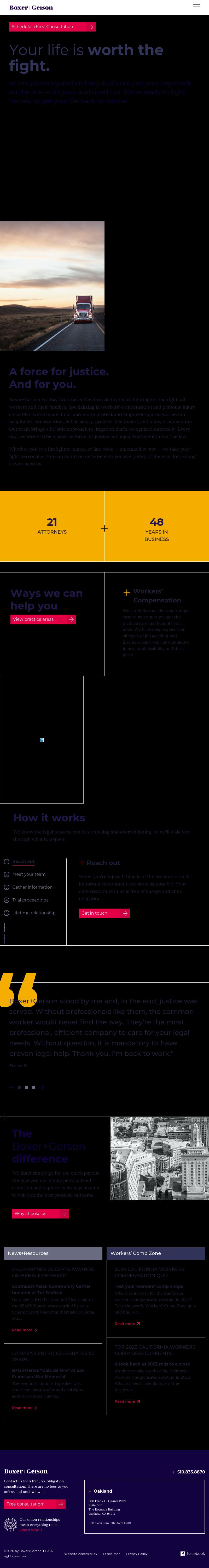 Boxer & Gerson, LLP - Oakland CA Lawyers