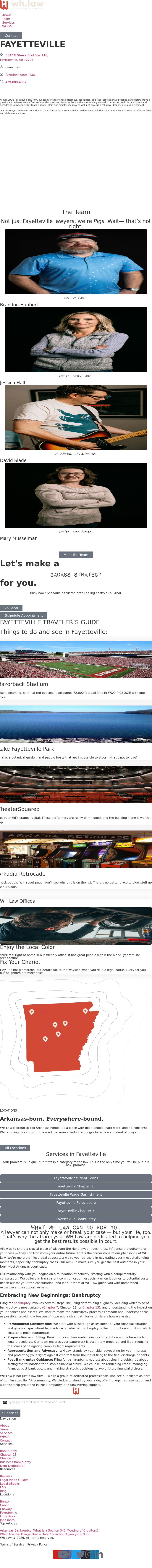 wh Law - Fayetteville AR Lawyers