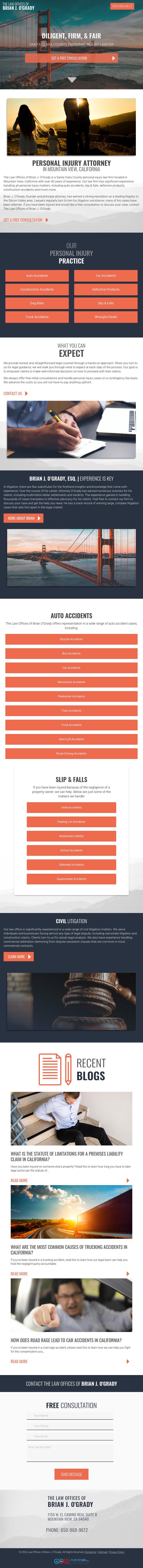 Brian J. O'Grady - Mountain View CA Lawyers