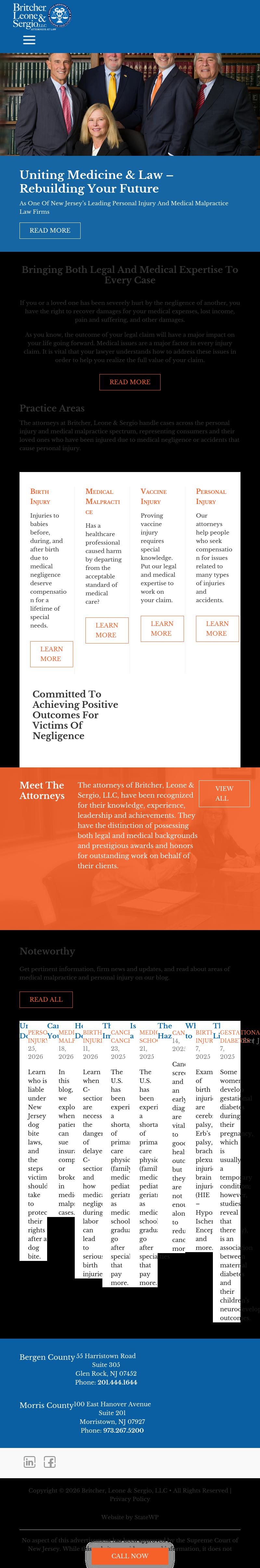 Britcher Leone & Roth LLC - Glen Rock NJ Lawyers