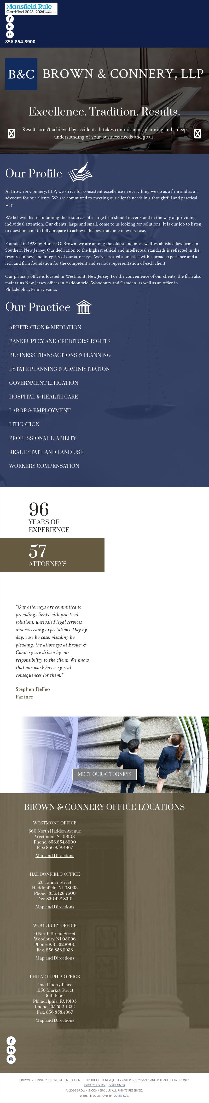 Brown & Connery, LLP - Philadelphia PA Lawyers