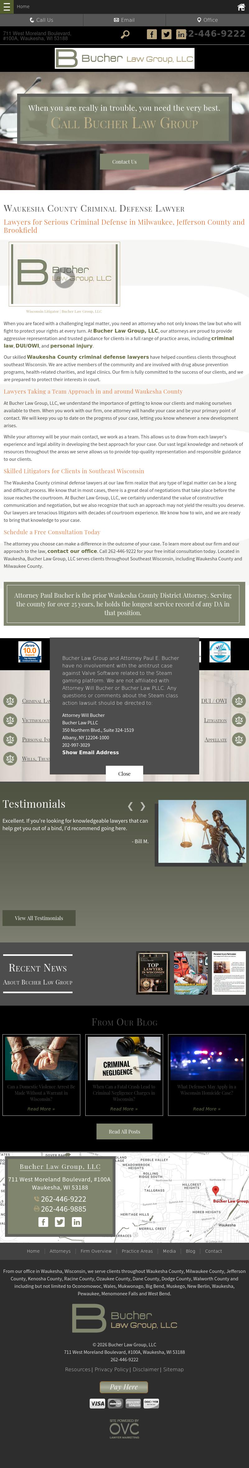 Bucher Law Group LLC - Delafield WI Lawyers