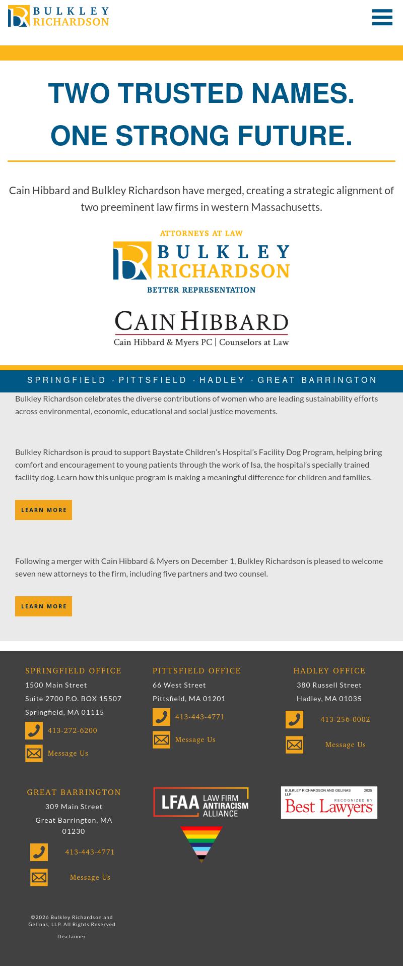 Bulkley, Richardson and Gelinas, LLP - Boston MA Lawyers