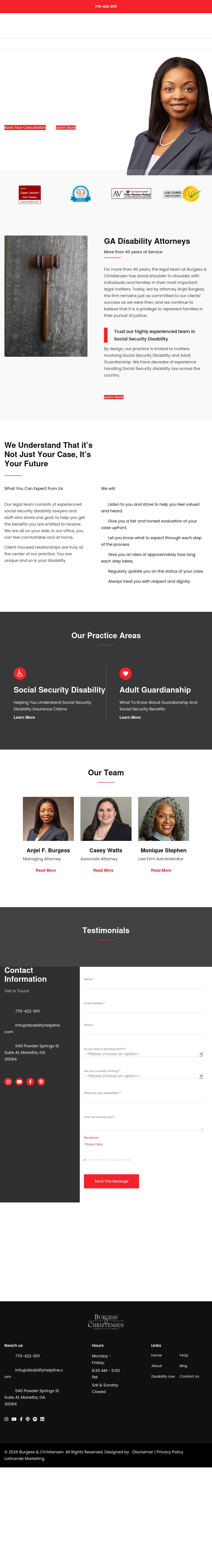 Burgess & Christensen - Marietta GA Lawyers