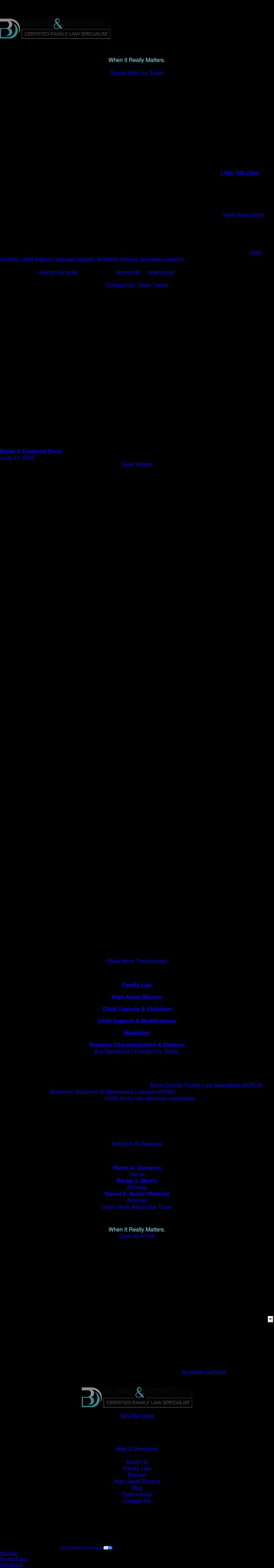 Burke & Domercq, LLP - Carlsbad CA Lawyers