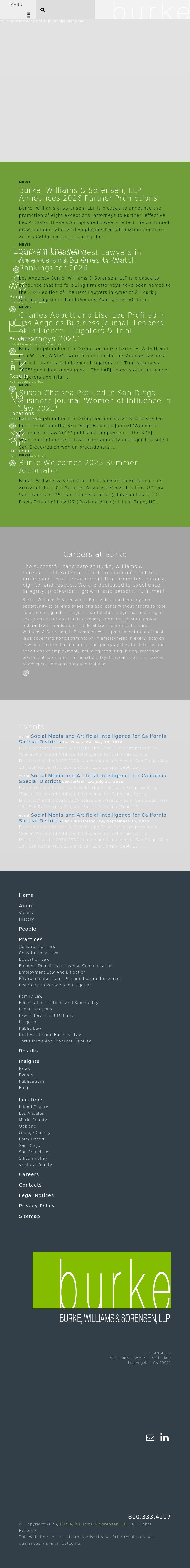 Burke, Williams & Sorensen, LLP - Camarillo CA Lawyers