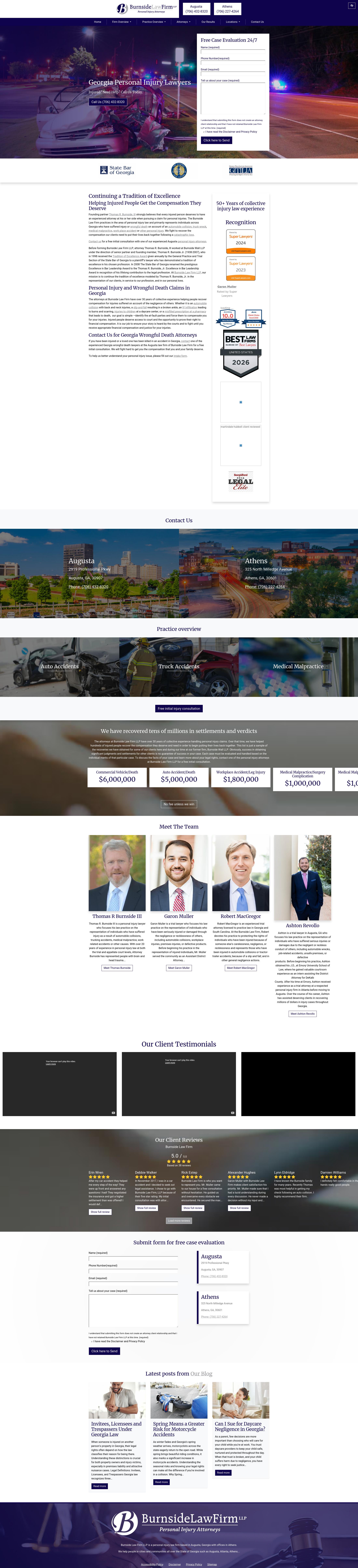 Burnside Law Firm, LLP - Athens GA Lawyers