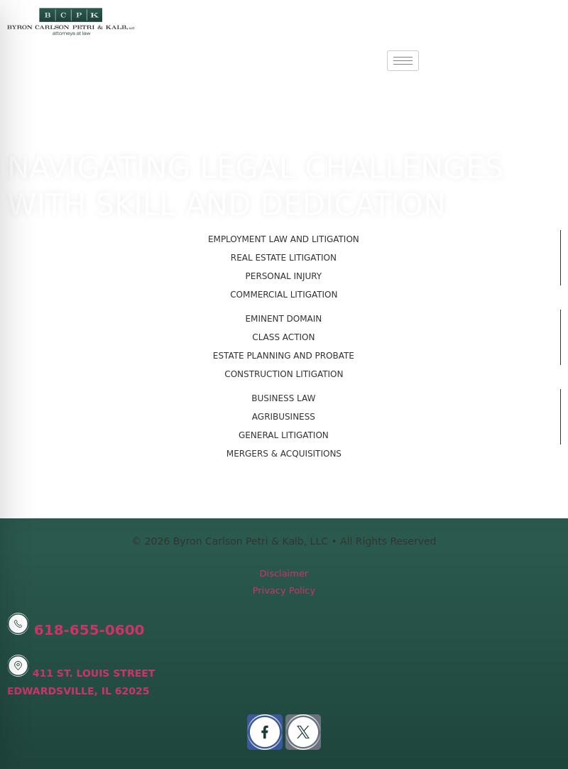 Byron Carlson Petri & Kalb, LLC - Edwardsville IL Lawyers