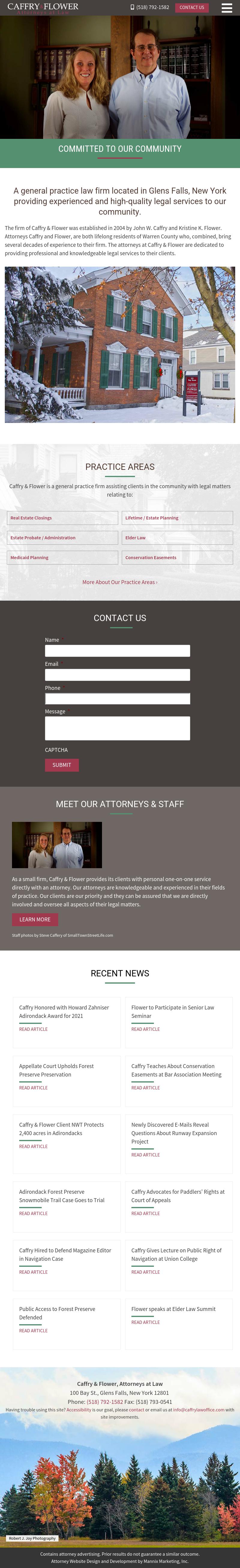 Caffry & Flower - Glens Falls NY Lawyers