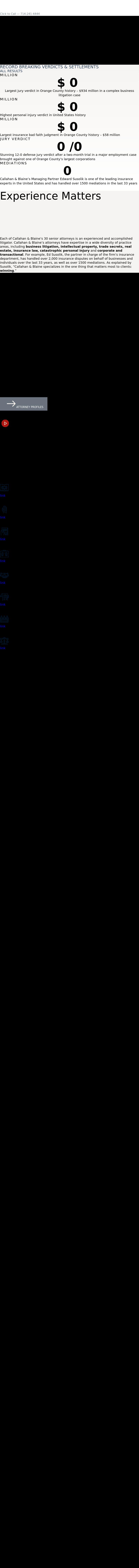 Callahan & Blaine - Santa Ana CA Lawyers