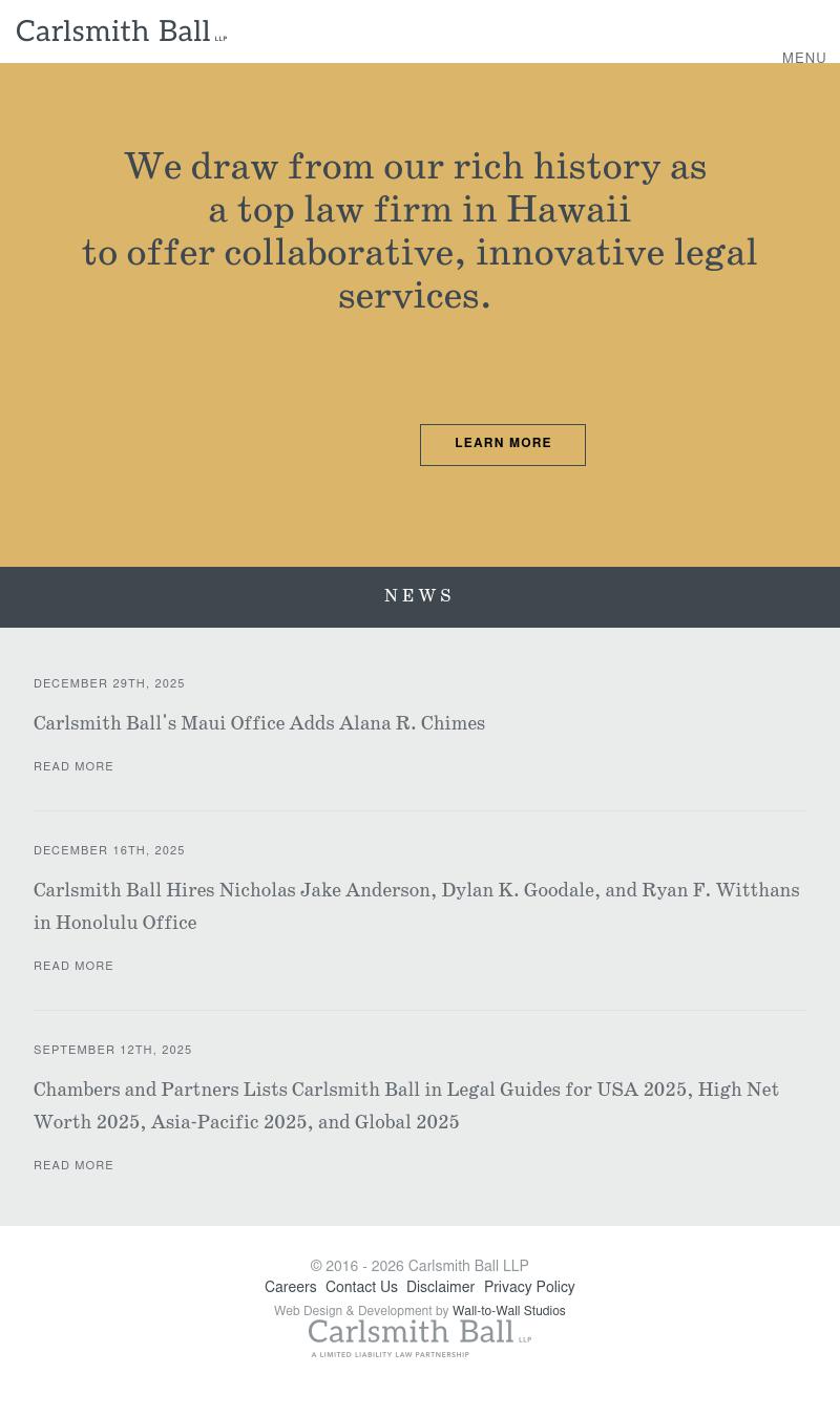 Carlsmith Ball LLP - Los Angeles CA Lawyers