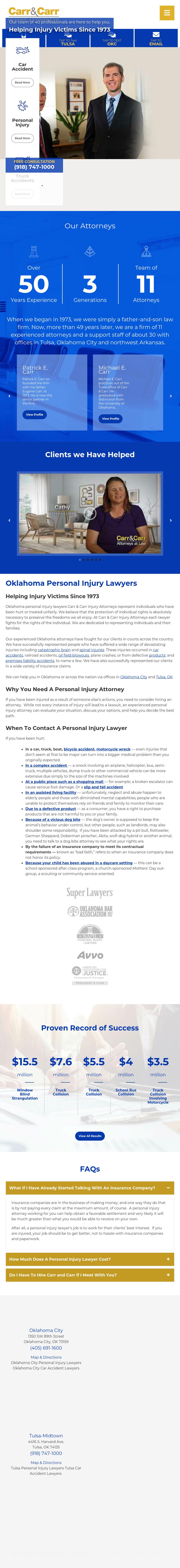 Carr & Carr, Attorneys at Law - Oklahoma City OK Lawyers