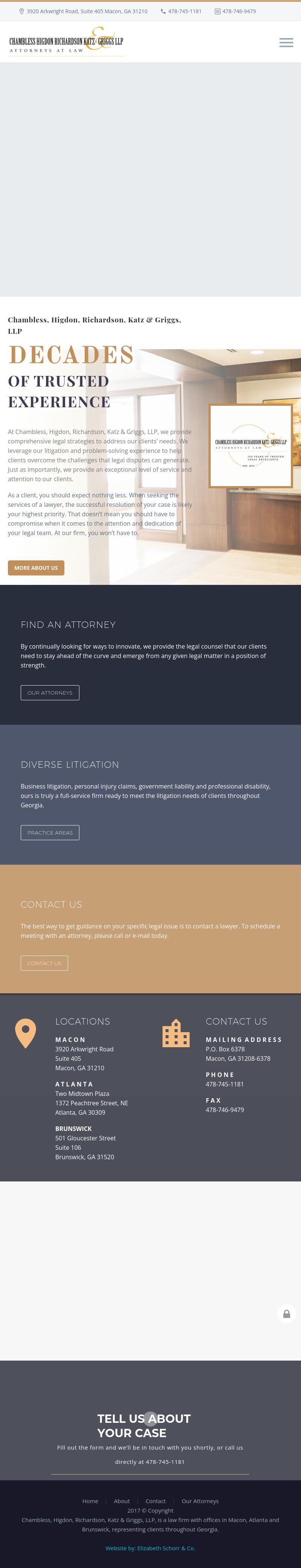 Chambless, Higdon, Richardson, Katz & Griggs, LLP - Macon GA Lawyers