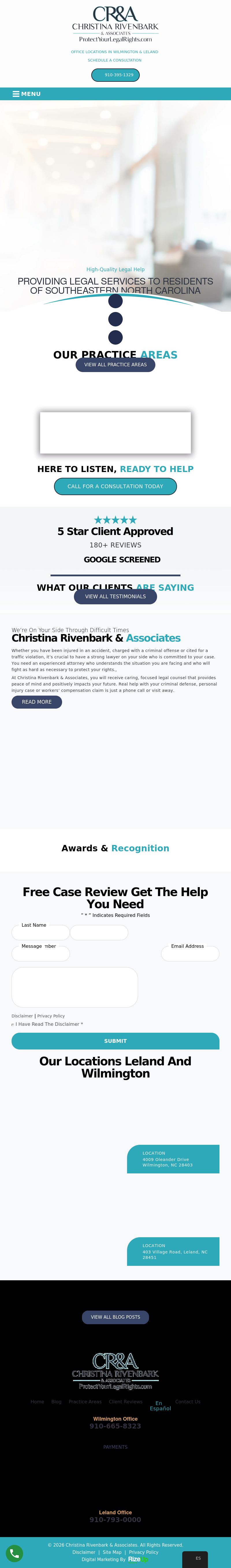 Christina Rivenbark & Associates - Wilmington NC Lawyers