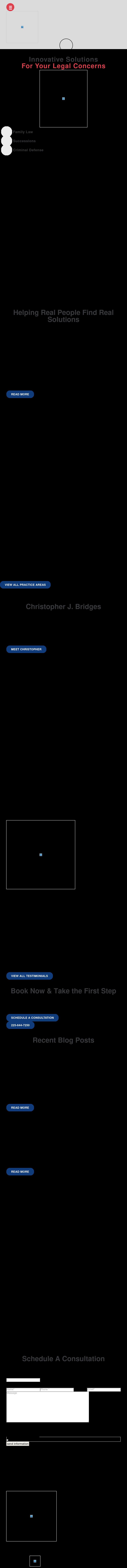 Christopher J. Bridges, Attorney at Law - Gonzales LA Lawyers