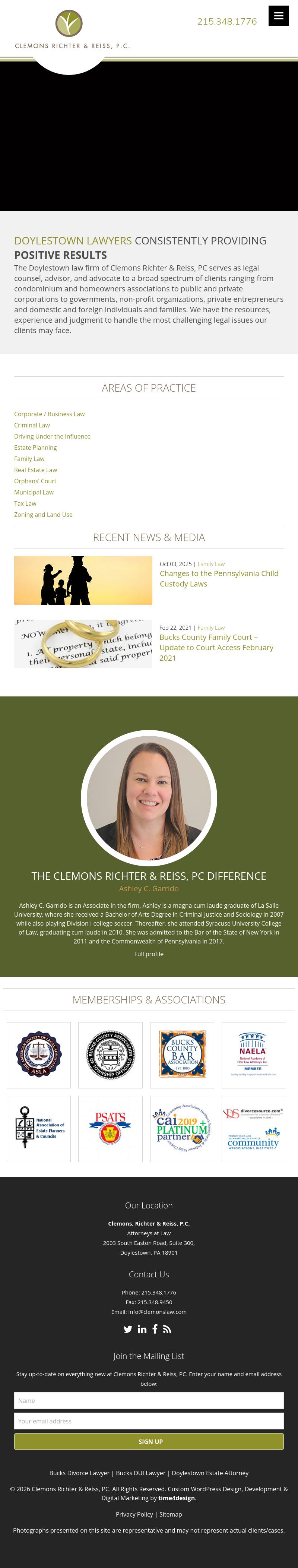 Clemons, Richter & Reiss, P.C. - Doylestown PA Lawyers