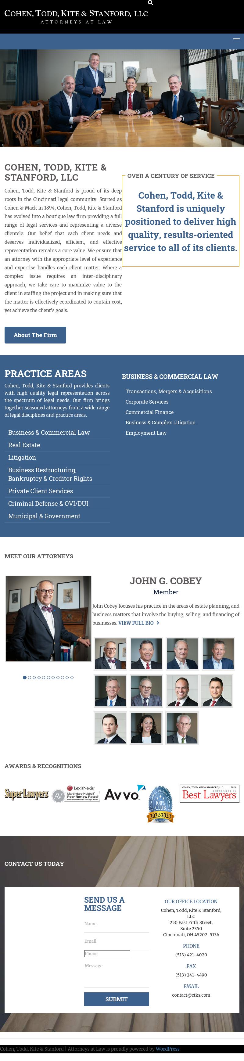 Cohen, Todd, Kite & Stanford, LLC - Cincinnati OH Lawyers
