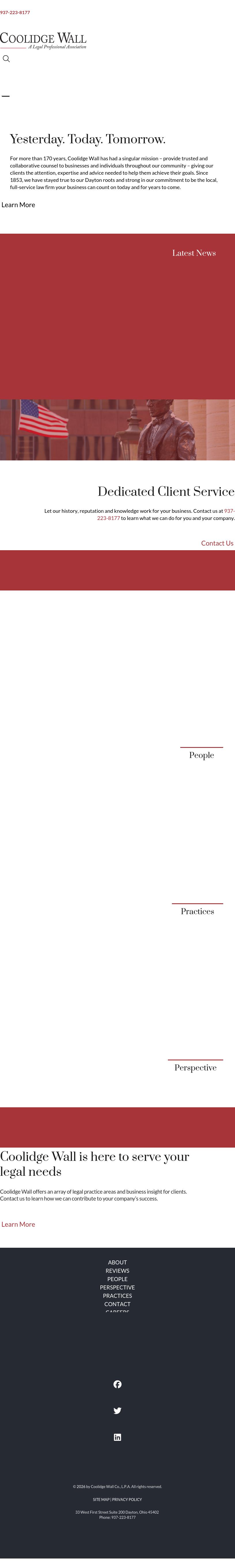 Coolidge Wall Co., L.P.A. - Dayton OH Lawyers