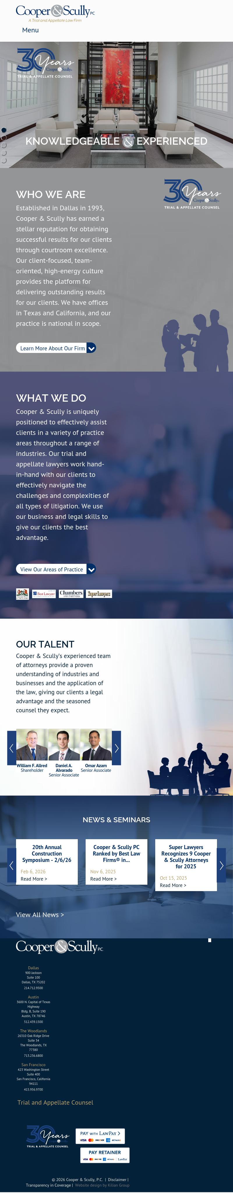 Cooper & Scully, P.C. - San Francisco CA Lawyers