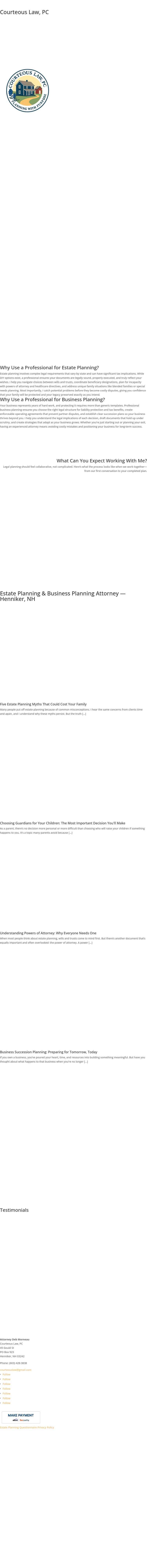 Courteous Law - Henniker NH Lawyers