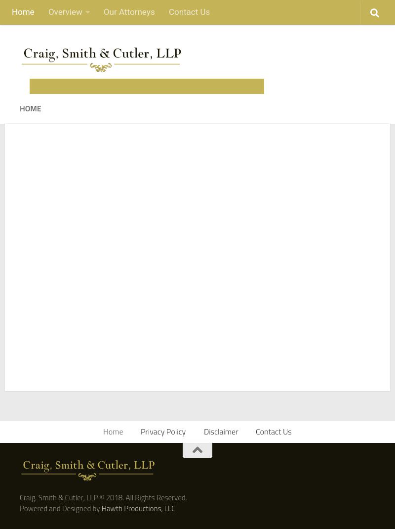 Craig, Smith & Cutler, LLP - Eldora IA Lawyers