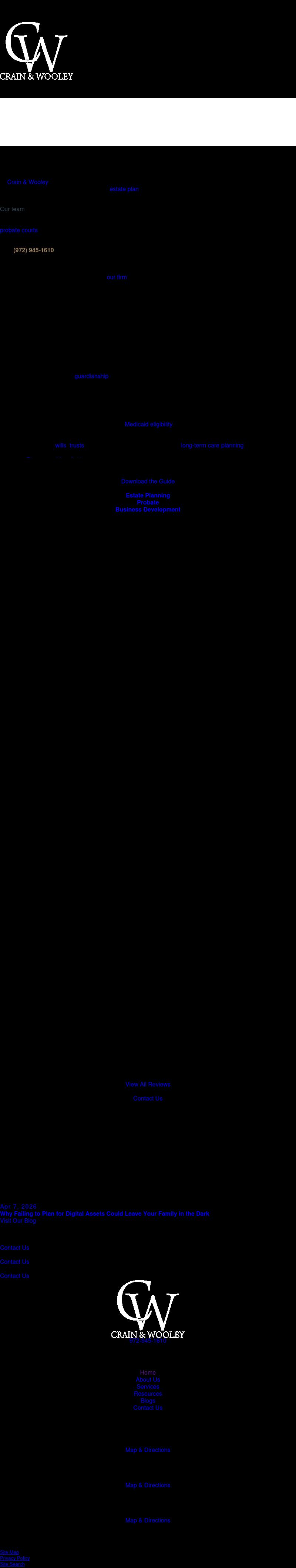 Crain & Wooley - Plano - Plano TX Lawyers