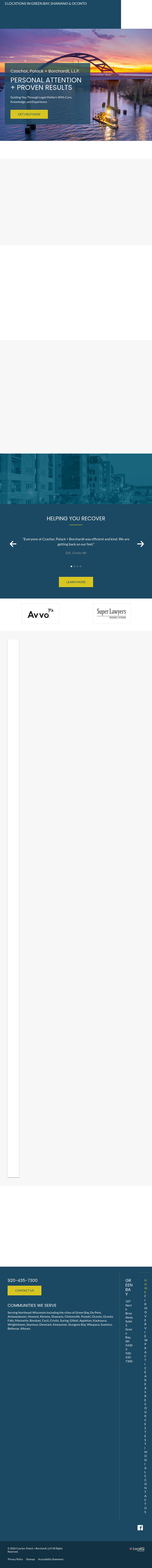 Czachor, Polack + Borchardt, LLP - Shawano WI Lawyers