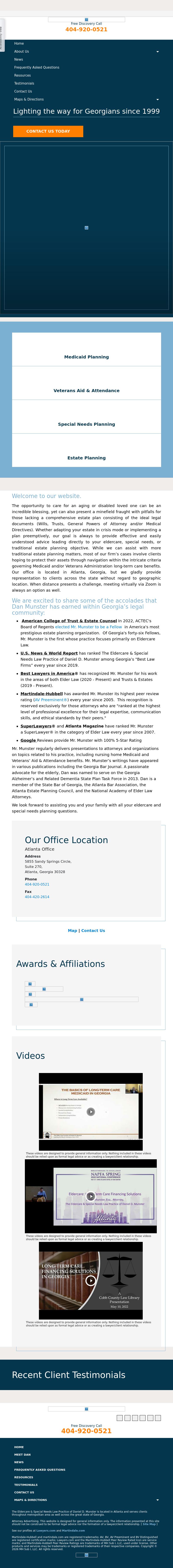 Daniel D. Munster, P.C. - Atlanta GA Lawyers