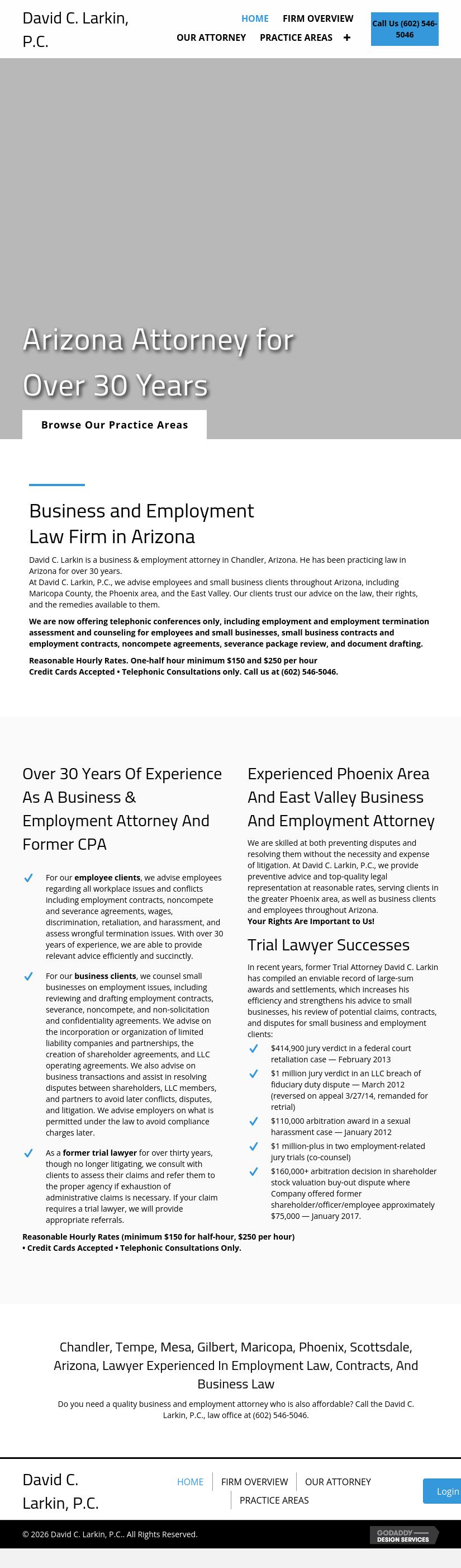 David C. Larkin, P.C. - Tempe AZ Lawyers