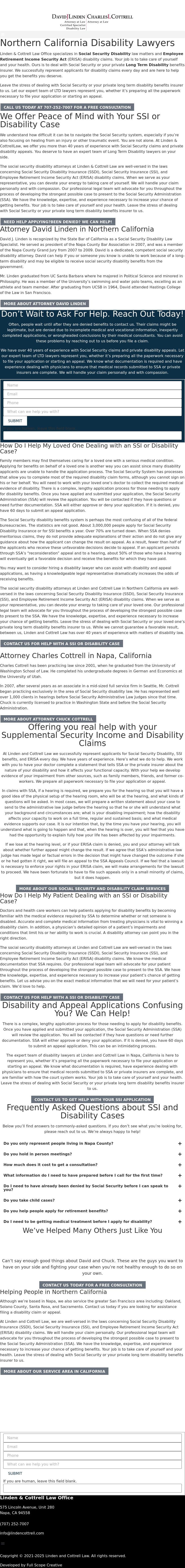 David J. Linden - Napa CA Lawyers