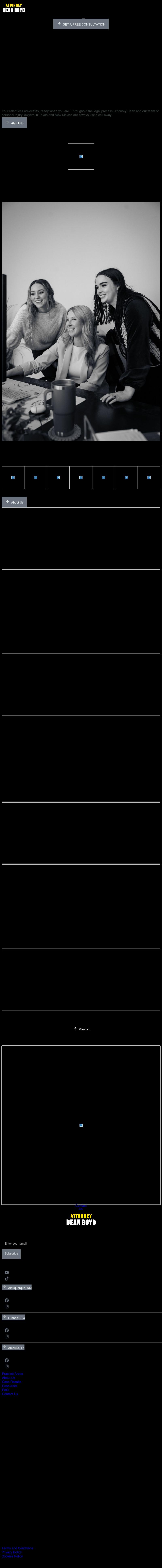 Dean Boyd - Amarillo TX Lawyers