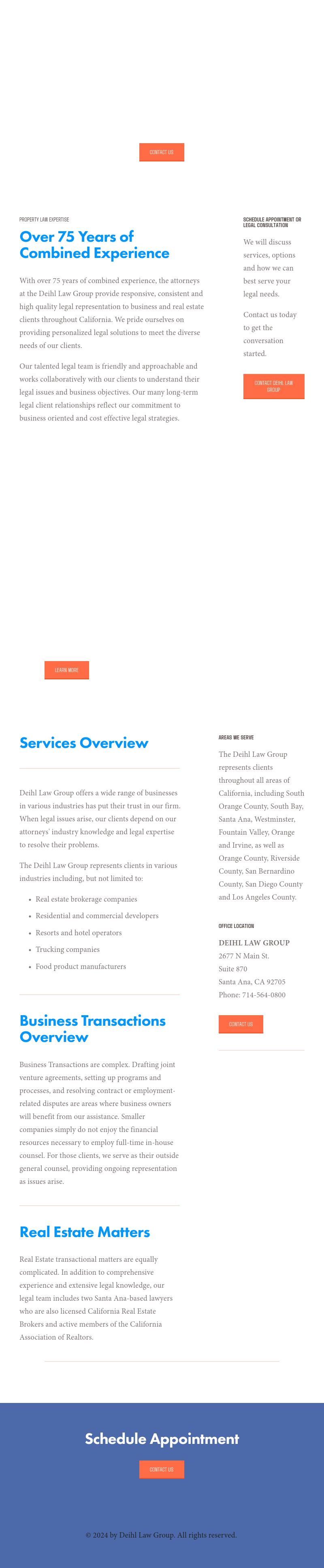 Deihl Law Group - Santa Ana CA Lawyers