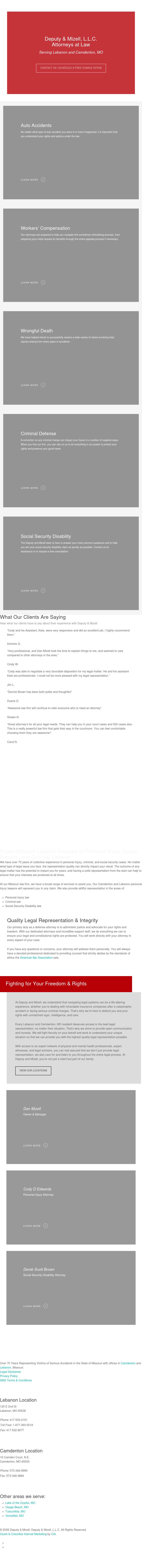 Deputy & Mizell, L.L.C. - Lebanon MO Lawyers