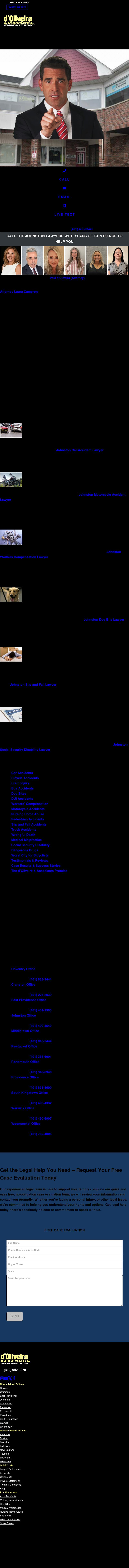 d'Oliveira & Associates - Johnston RI Lawyers