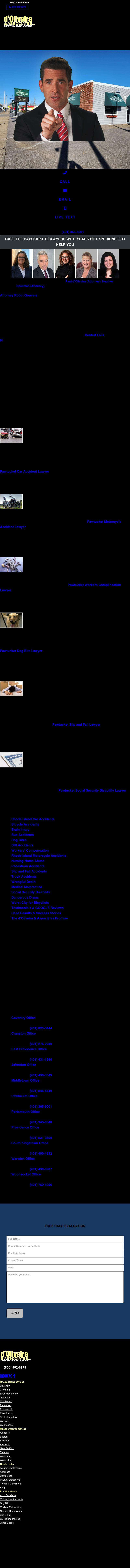 d'Oliveira & Associates - Pawtucket RI Lawyers