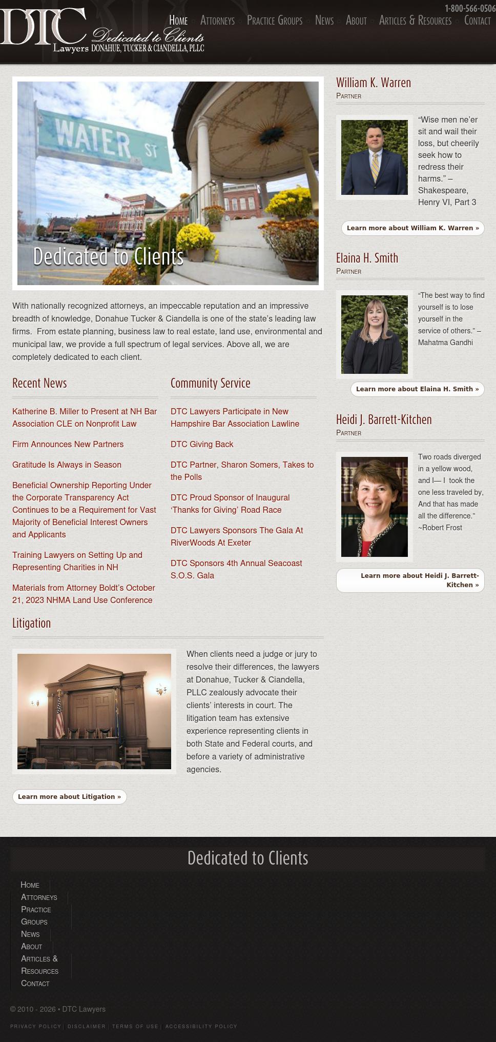 Donahue Tucker & Ciandella PLLC - Exeter NH Lawyers