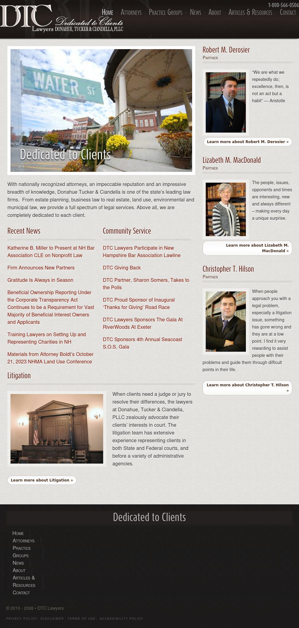 Donahue Tucker & Ciandella PLLC - Meredith NH Lawyers