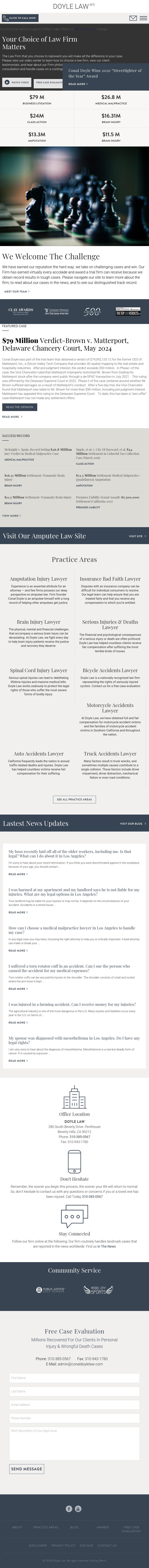 Doyle Law - Beverly Hills CA Lawyers