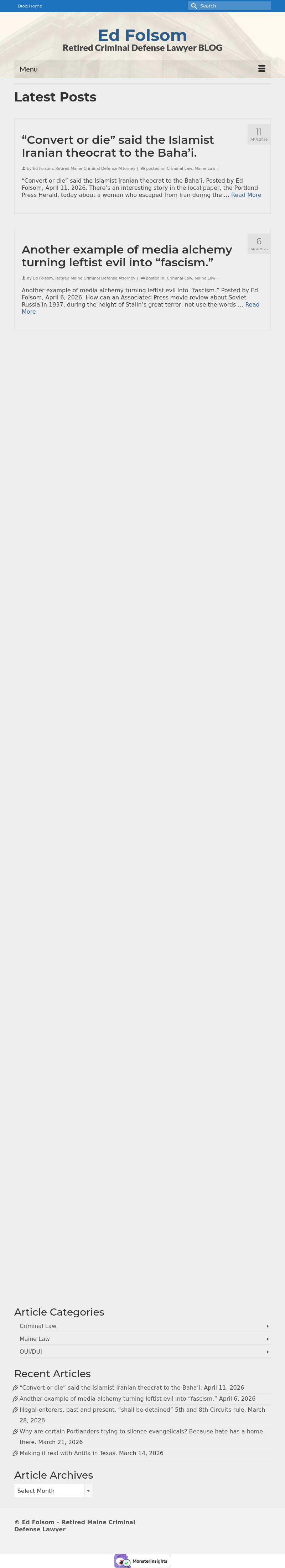 Edmund R. Folsom - Biddeford ME Lawyers