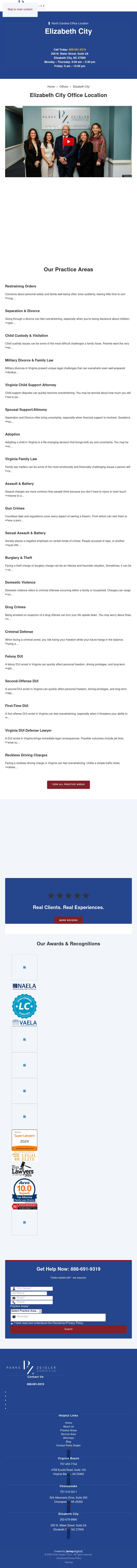 Parks Zeigler, PLLC -  Elizabeth City NC Lawyers
