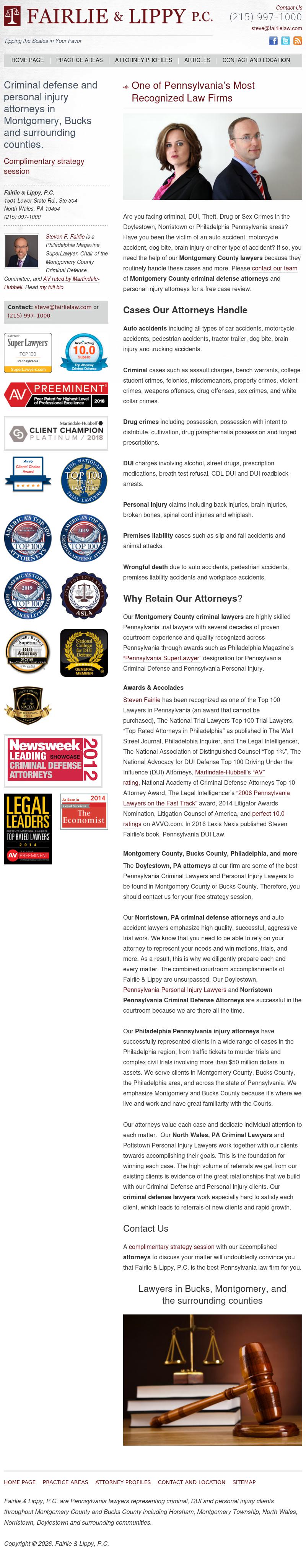 Fairlie & Lippy, P.C. - North Wales PA Lawyers