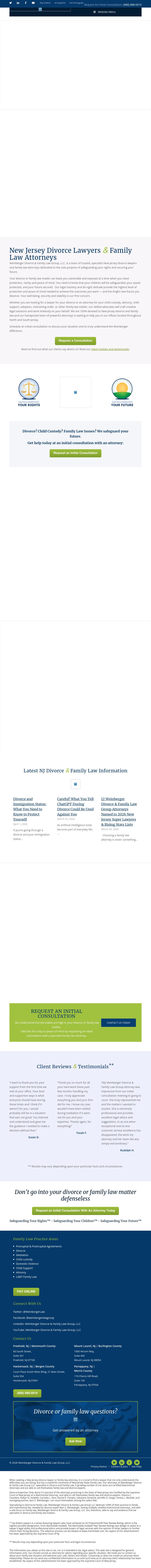 Weinberger Divorce & Family Law Group LLC - Mount Laurel NJ Lawyers