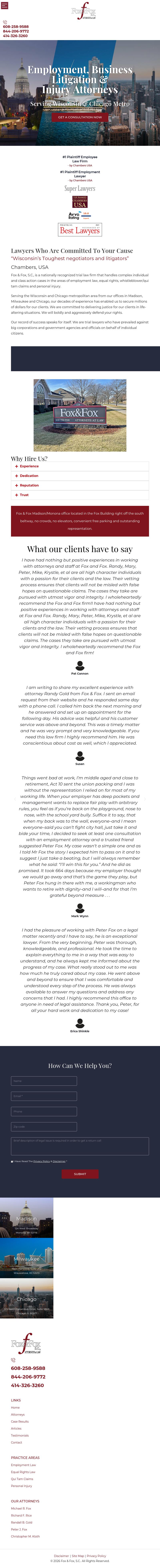 Fox & Fox, S.C. - Monona WI Lawyers