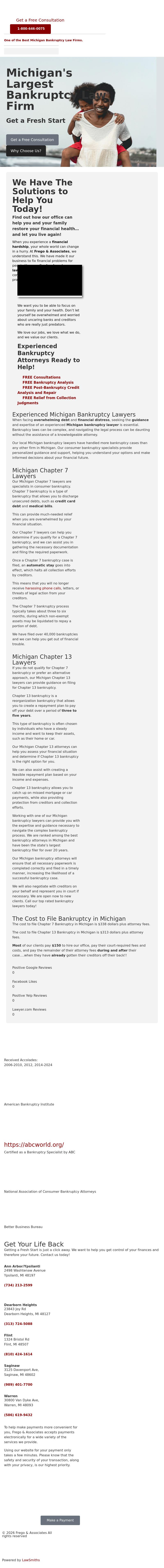 Frego & Associates-The Bankruptcy Law Office, P.L.C. - Dearborn Heights MI Lawyers