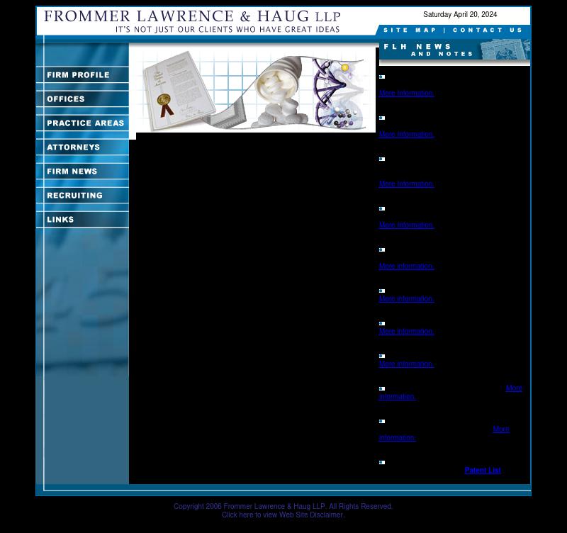 Frommer Lawrence & Haug LLP - New York NY Lawyers