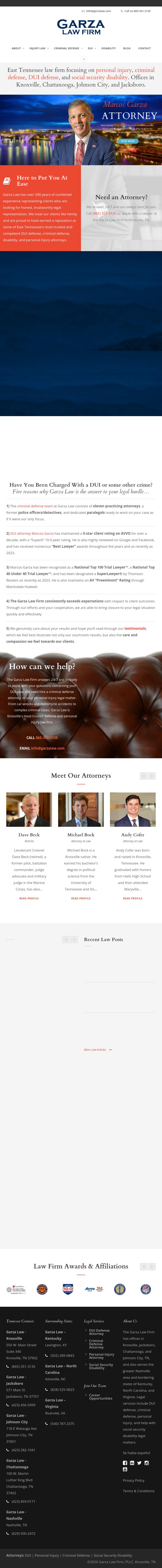 Garza Law Firm PLLC - Knoxville TN Lawyers