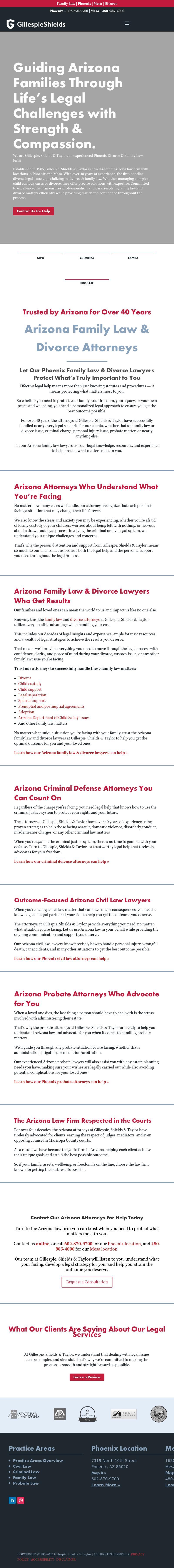 Gillespie, Shields & Durrant - Mesa AZ Lawyers