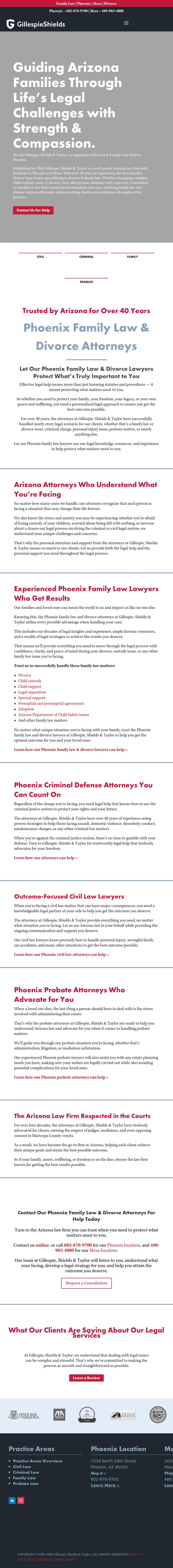 Gillespie, Shields, Durrant & Goldfarb - Phoenix AZ Lawyers