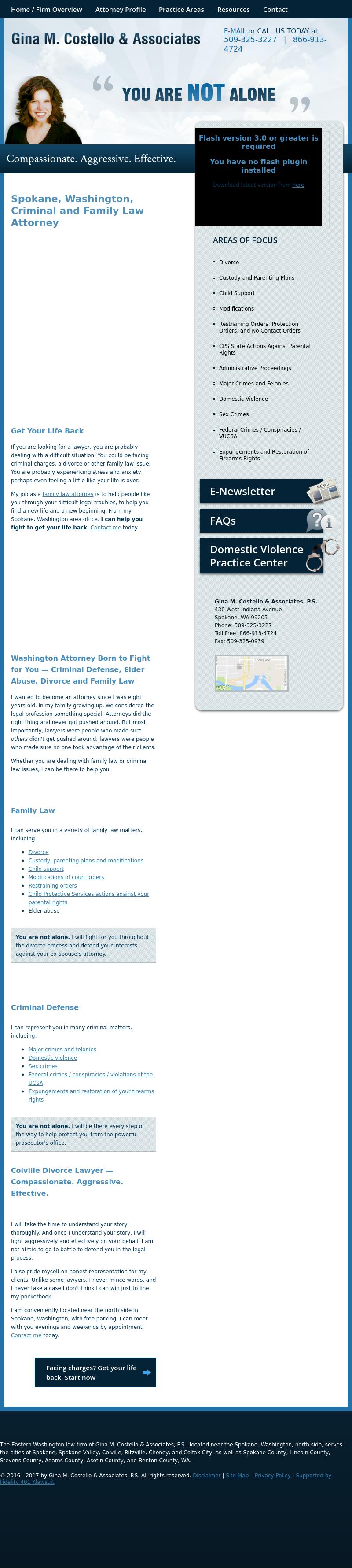 Gina M. Costello & Associates, P.S. - Spokane WA Lawyers