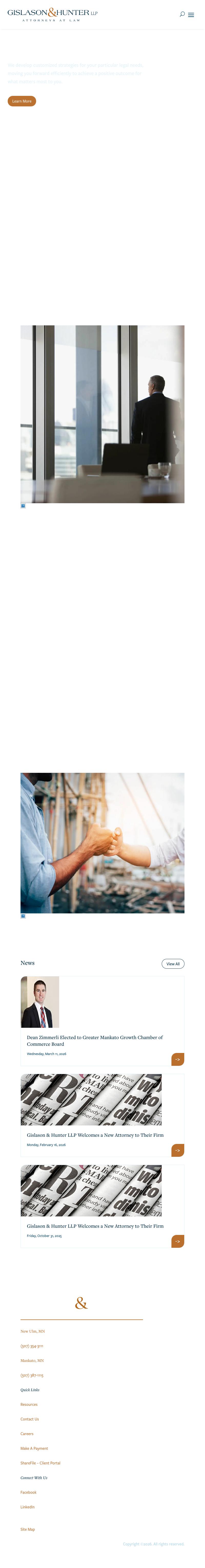 Gislason & Hunter LLP - Mankato MN Lawyers